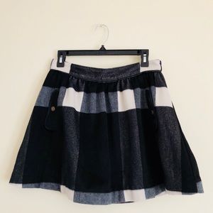 Free People Plaid Skirt